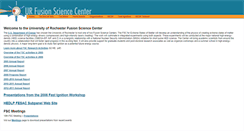 Desktop Screenshot of fsc.lle.rochester.edu
